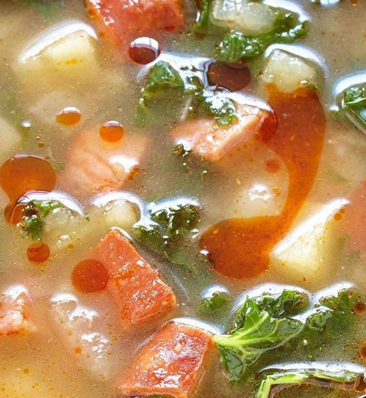 Soupe Au Chorizo Et Au Chou Frisé à La Portugaise Caldo Verde Pillers